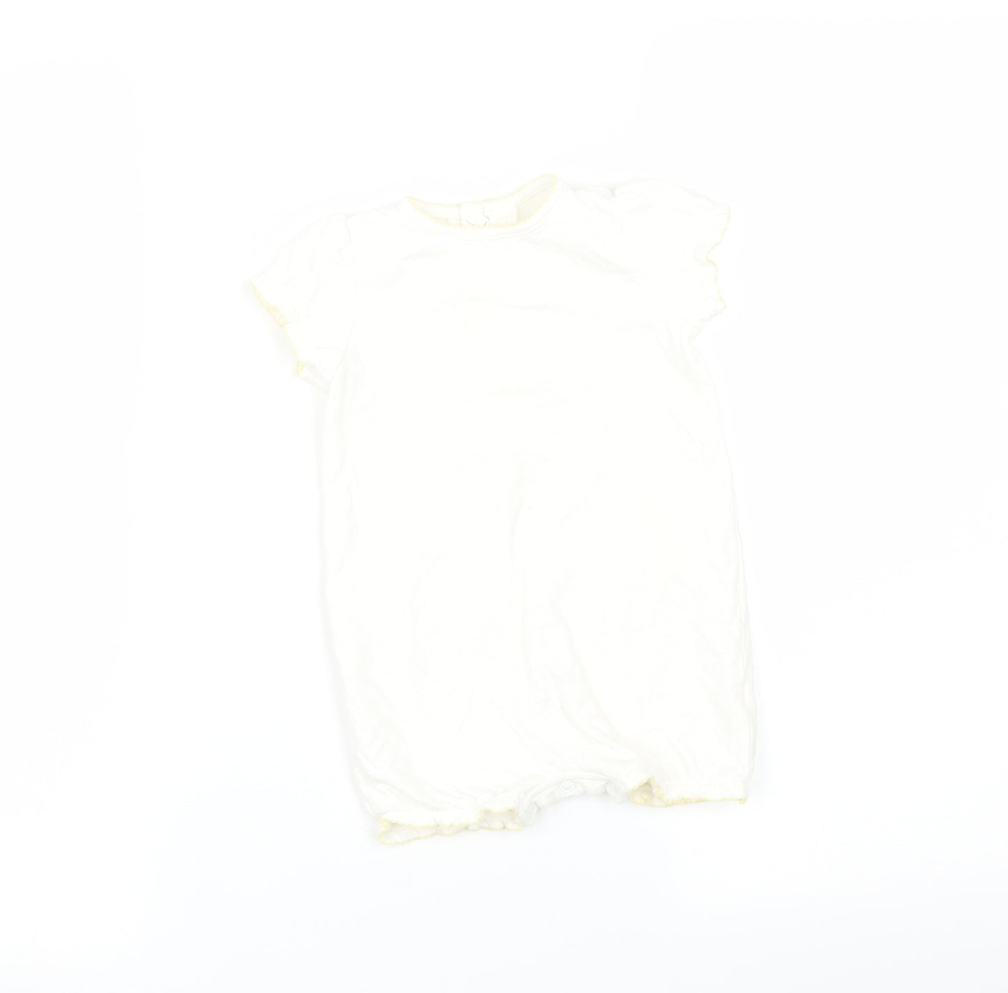 mamas & papas  White   Babygrow One-Piece Size 9-12 Months