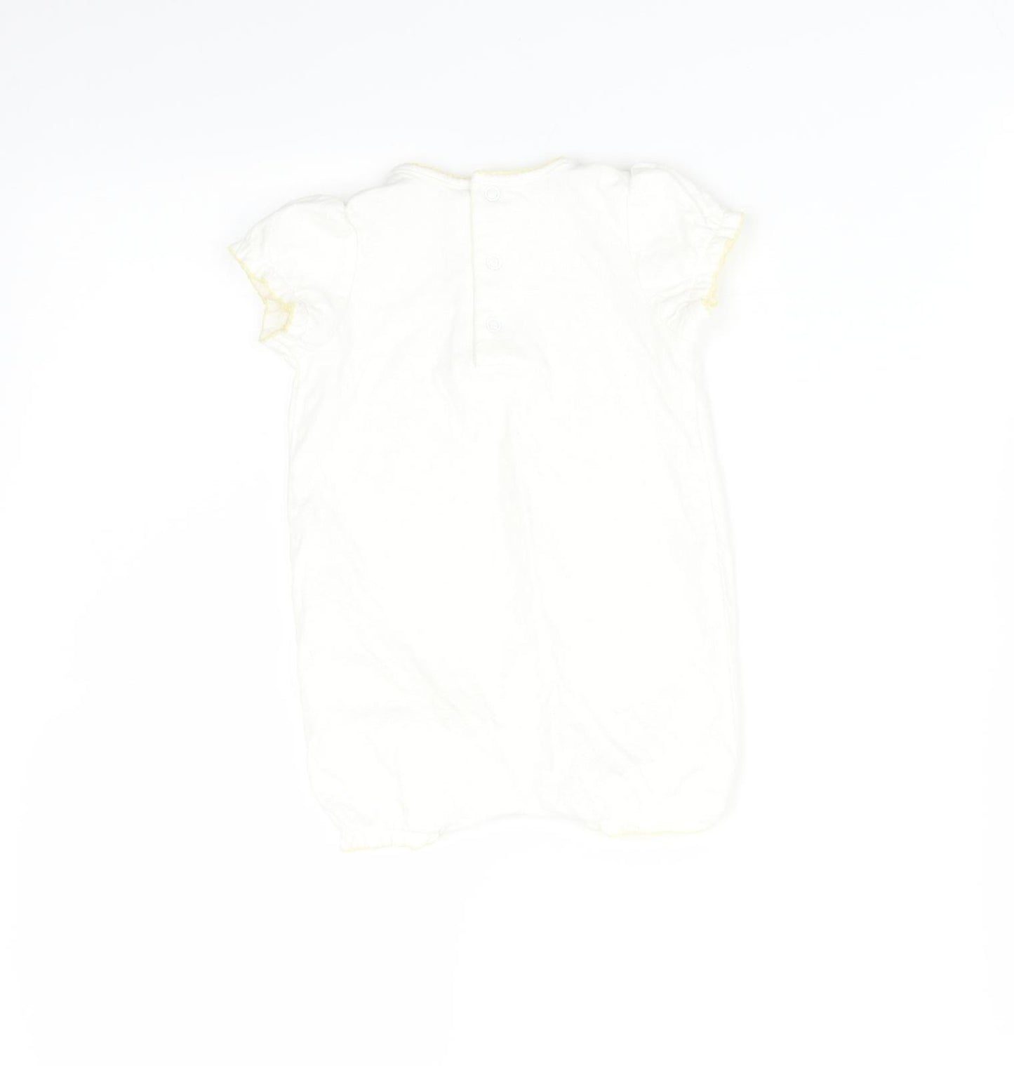 mamas & papas  White   Babygrow One-Piece Size 9-12 Months