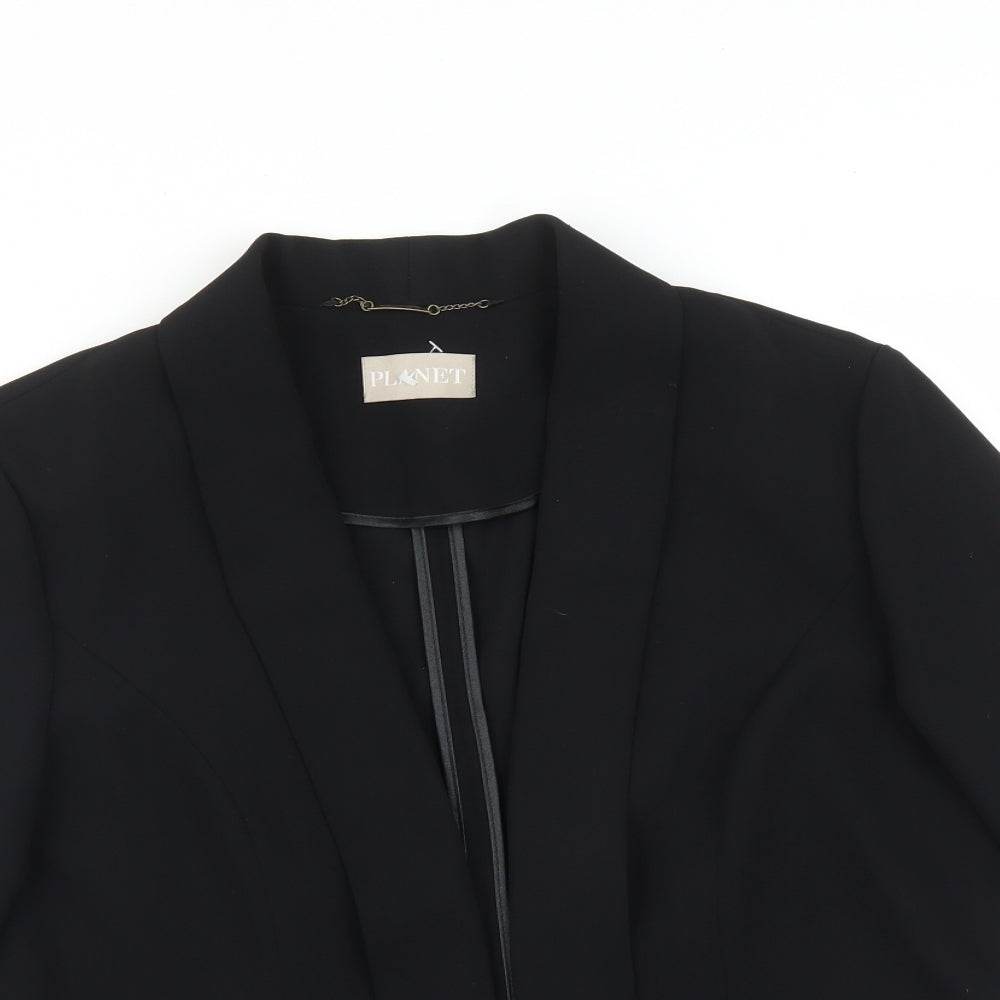 PLANET Womens Black   Jacket Blazer Size 14