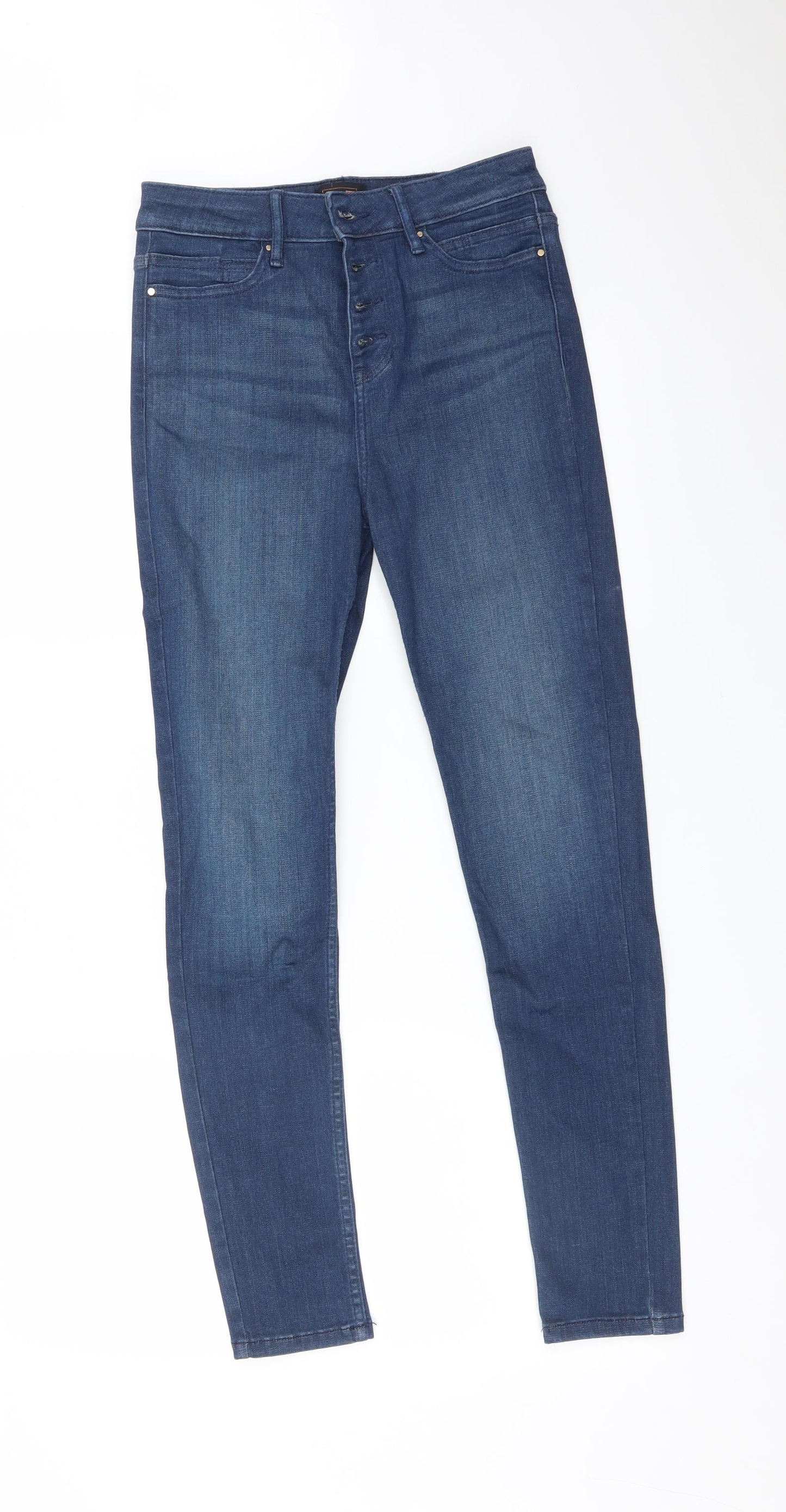 F&F Womens Blue   Skinny Jeans Size 8 L27 in