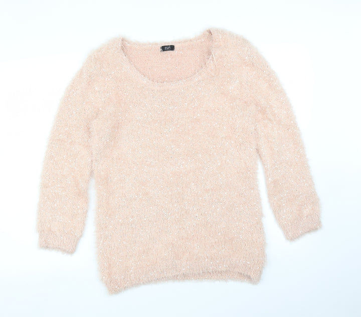 F&F Womens Pink   Pullover Sweatshirt Size 14