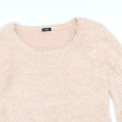 F&F Womens Pink   Pullover Sweatshirt Size 14