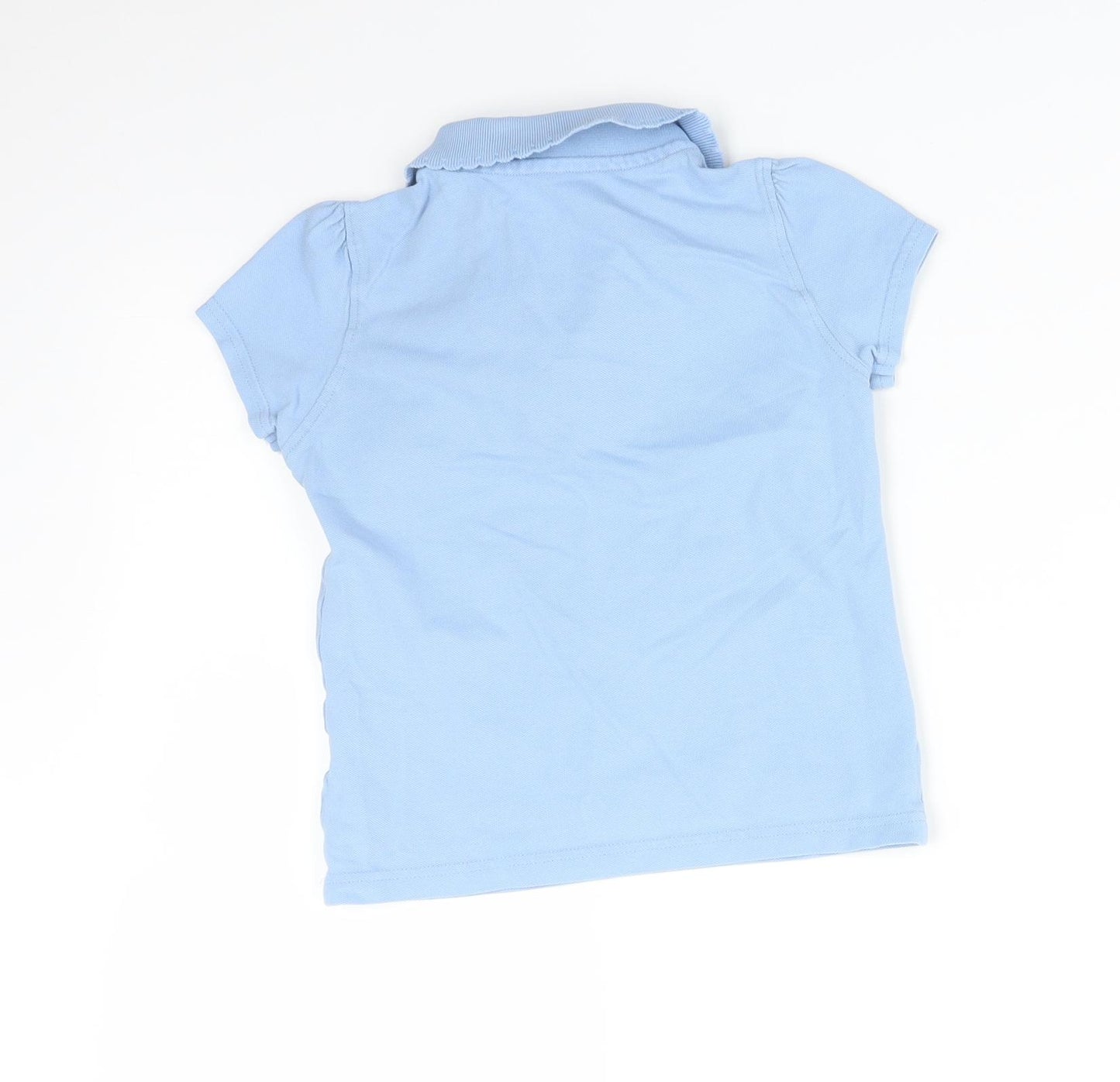 Girls Blue   Basic Polo