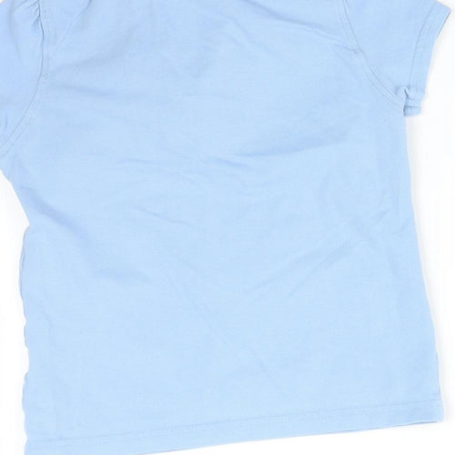 Girls Blue   Basic Polo