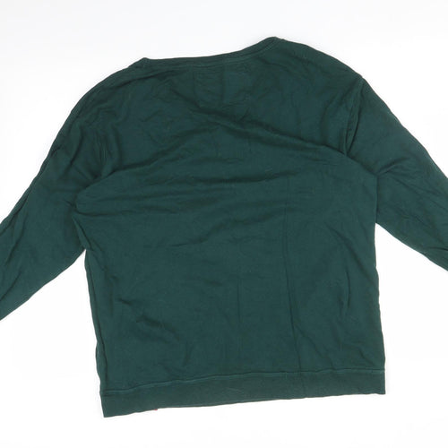 Disney Womens Green   Pullover Sweatshirt Size 14
