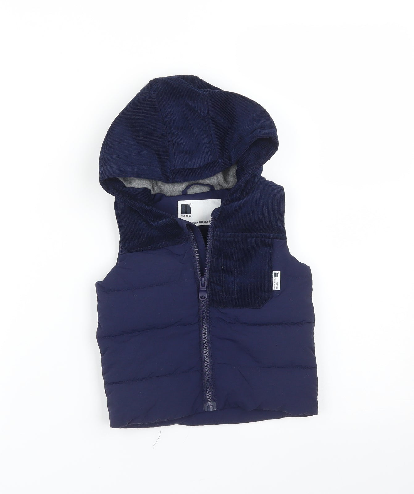 NEXT Baby Blue   Gilet Coat Size 6-9 Months