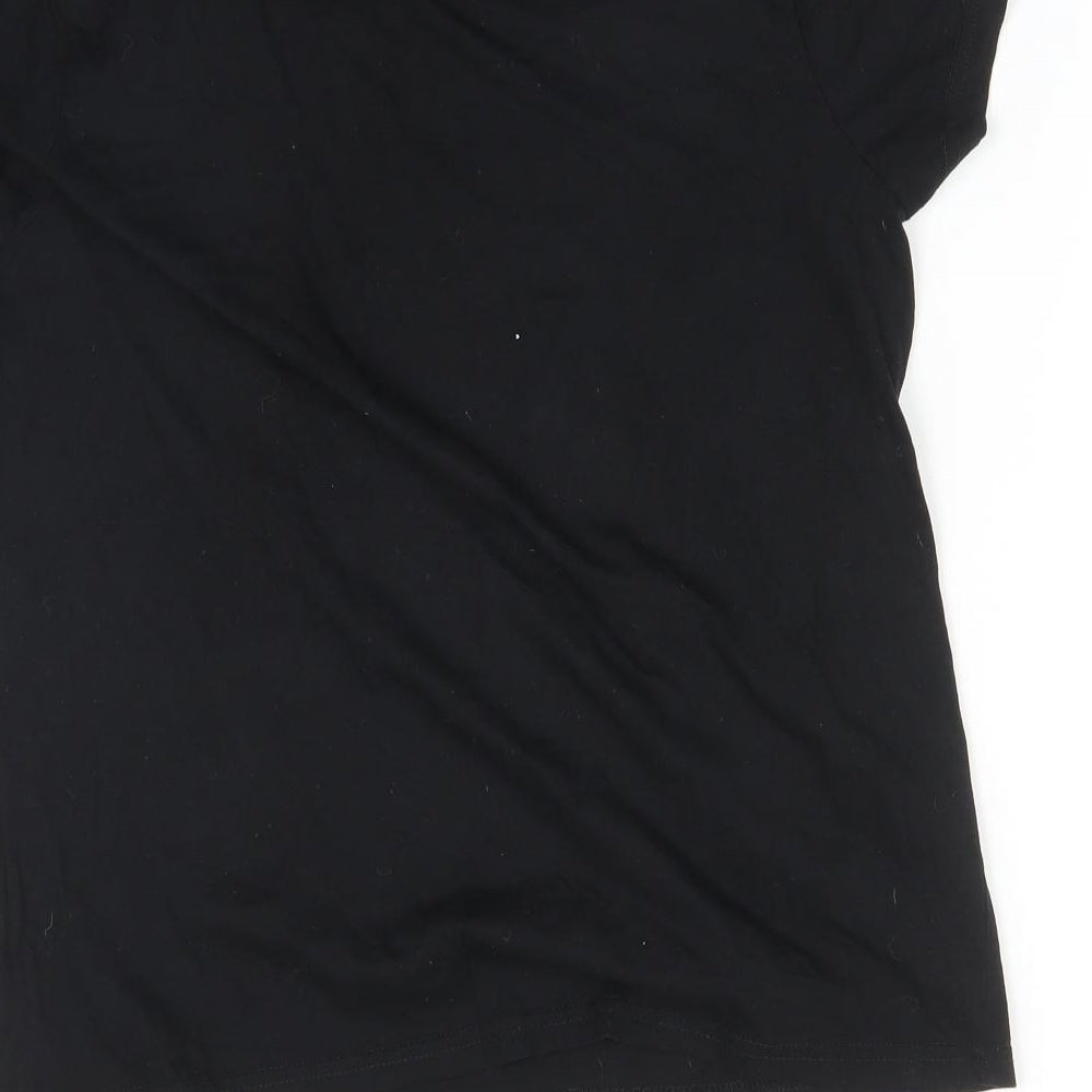 George Womens Black   Basic T-Shirt Size 10  - CHRISTMAS