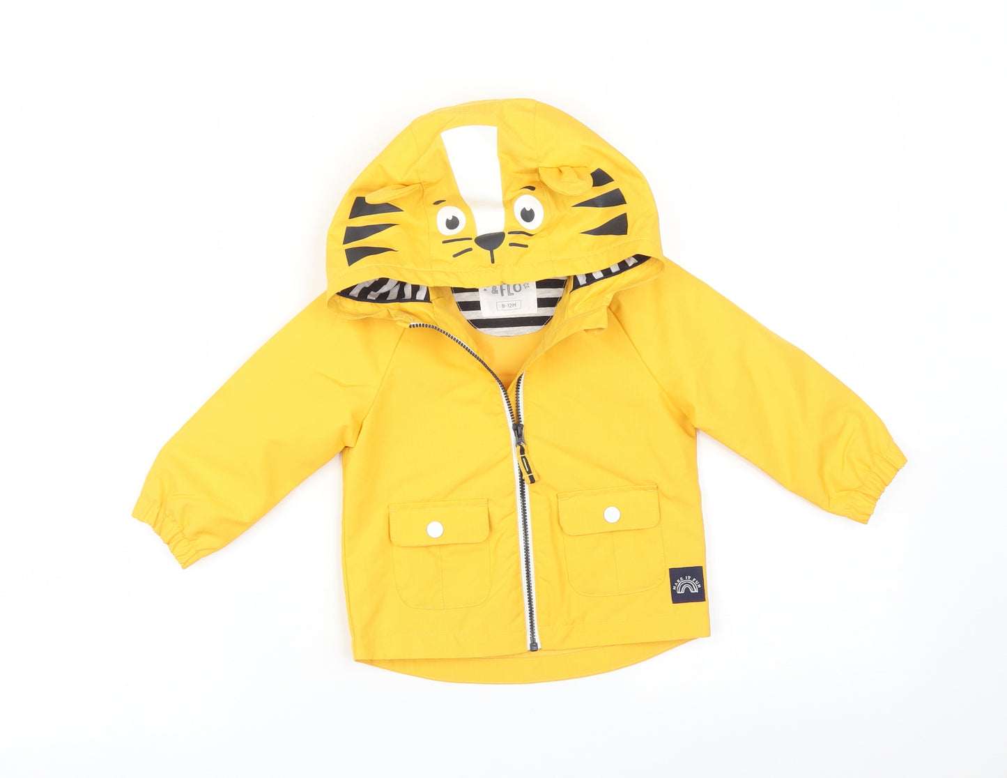 F&F Baby Yellow   Overcoat Coat Size 9-12 Months