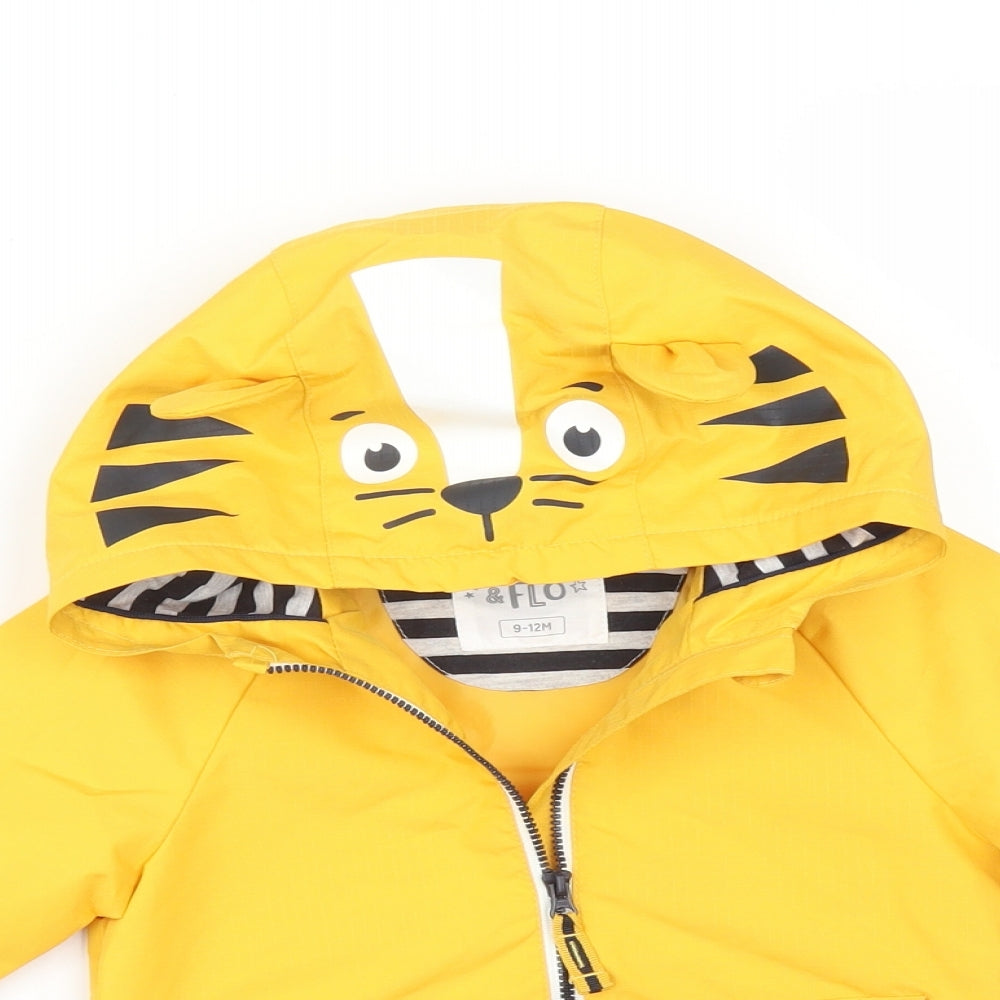 F&F Baby Yellow   Overcoat Coat Size 9-12 Months