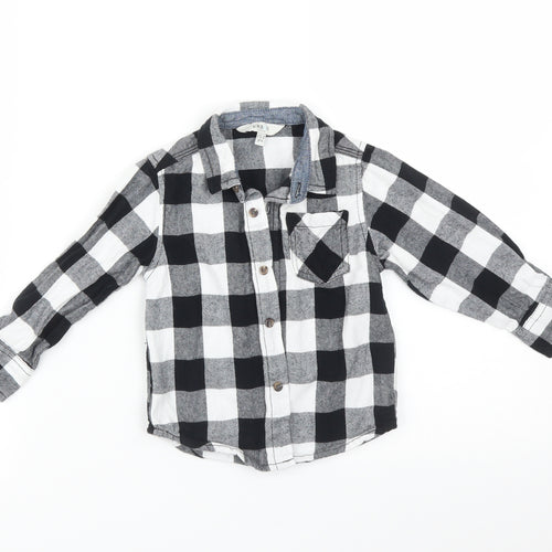 Urban Baby Multicoloured Check  Basic Button-Up Size 18-24 Months