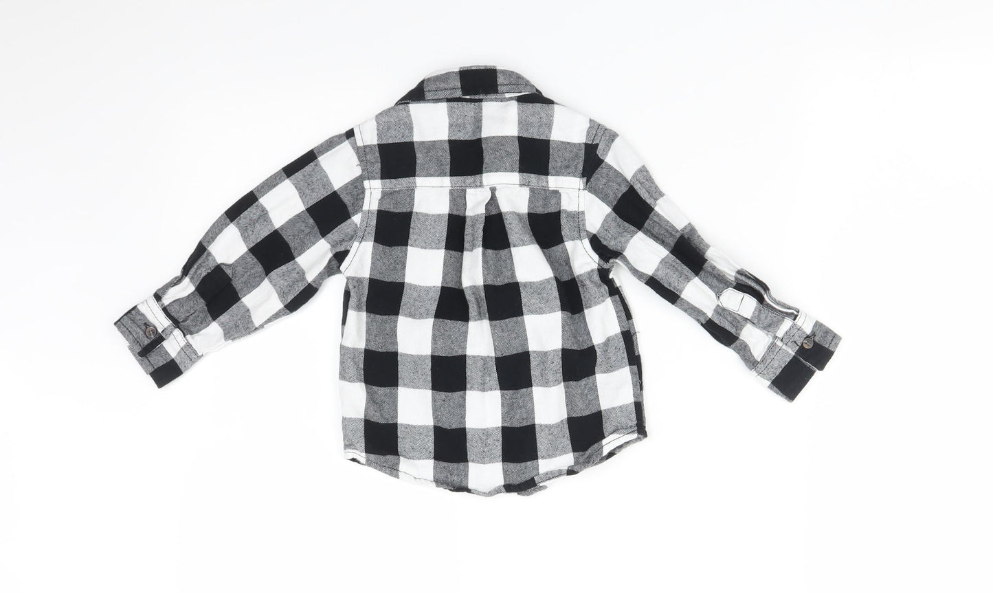 Urban Baby Multicoloured Check  Basic Button-Up Size 18-24 Months