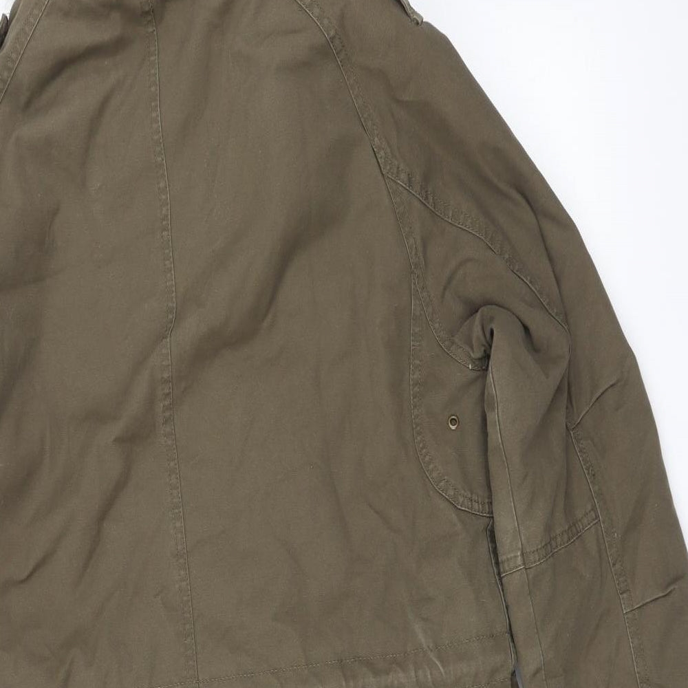 River Island Womens Green   Overcoat Coat Size S