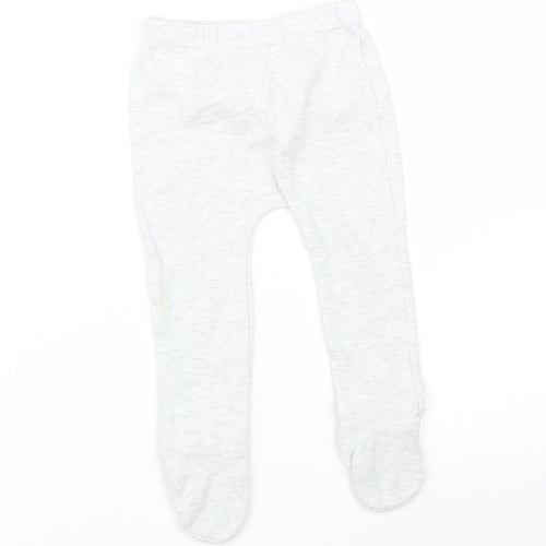 F&F Baby Grey Flecked   Trousers Size 9-12 Months