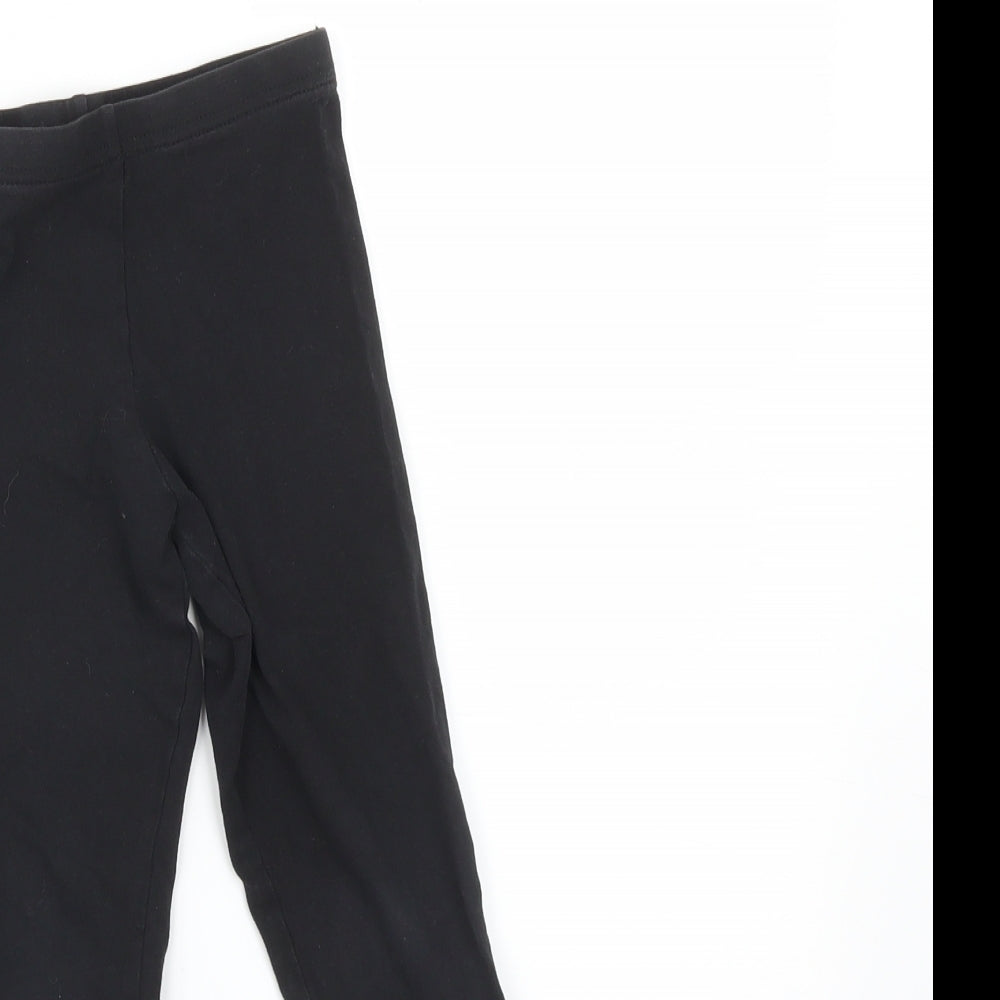 Matalan Girls Black   Jogger Trousers Size 5 Years