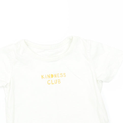 George Baby White   Basic T-Shirt Size 12-18 Months