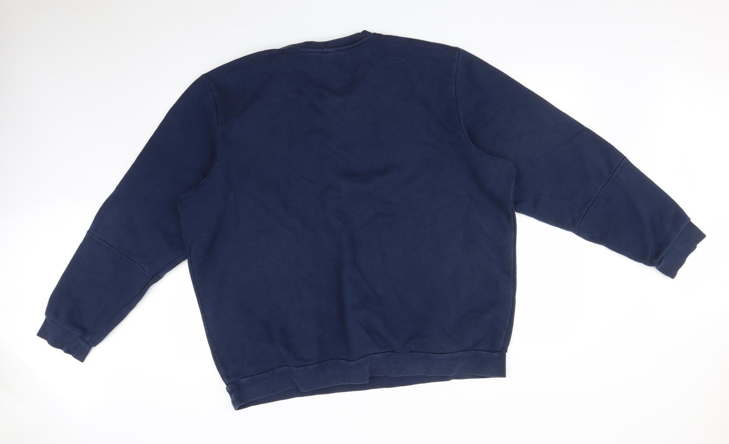 adidas Mens Blue   Pullover Sweatshirt