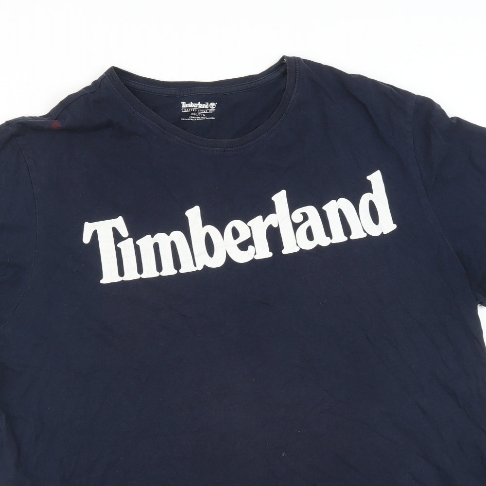 Timberland Mens Blue    T-Shirt Size 2XL