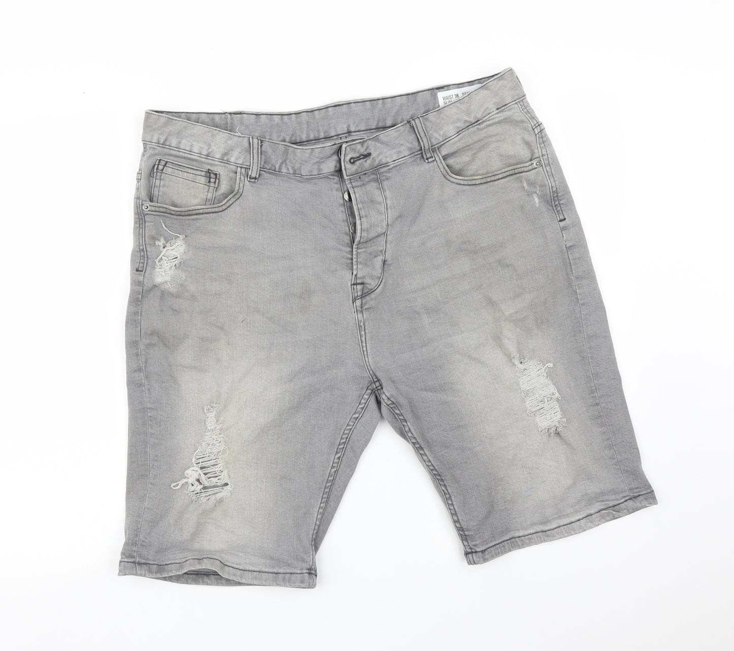 DENIM CO Mens Grey    Shorts Size 38