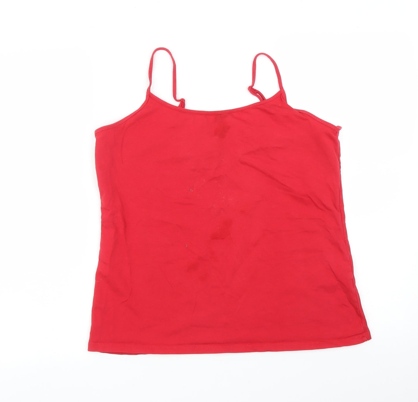 Primark Womens Red   Camisole T-Shirt Size XL