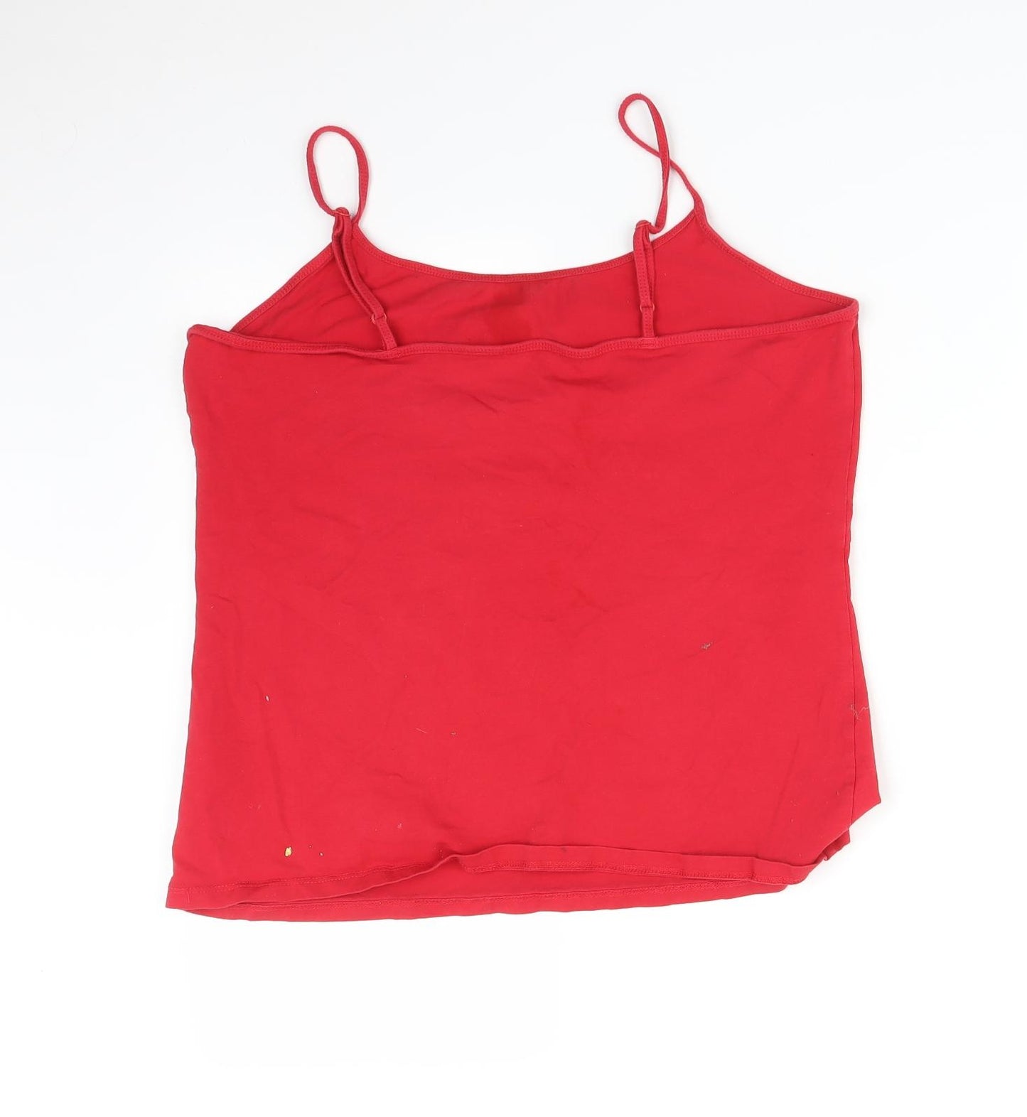 Primark Womens Red   Camisole T-Shirt Size XL