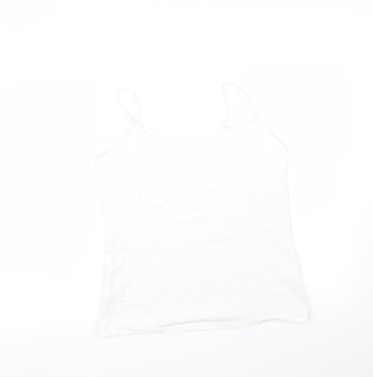George Womens White   Camisole T-Shirt Size 18