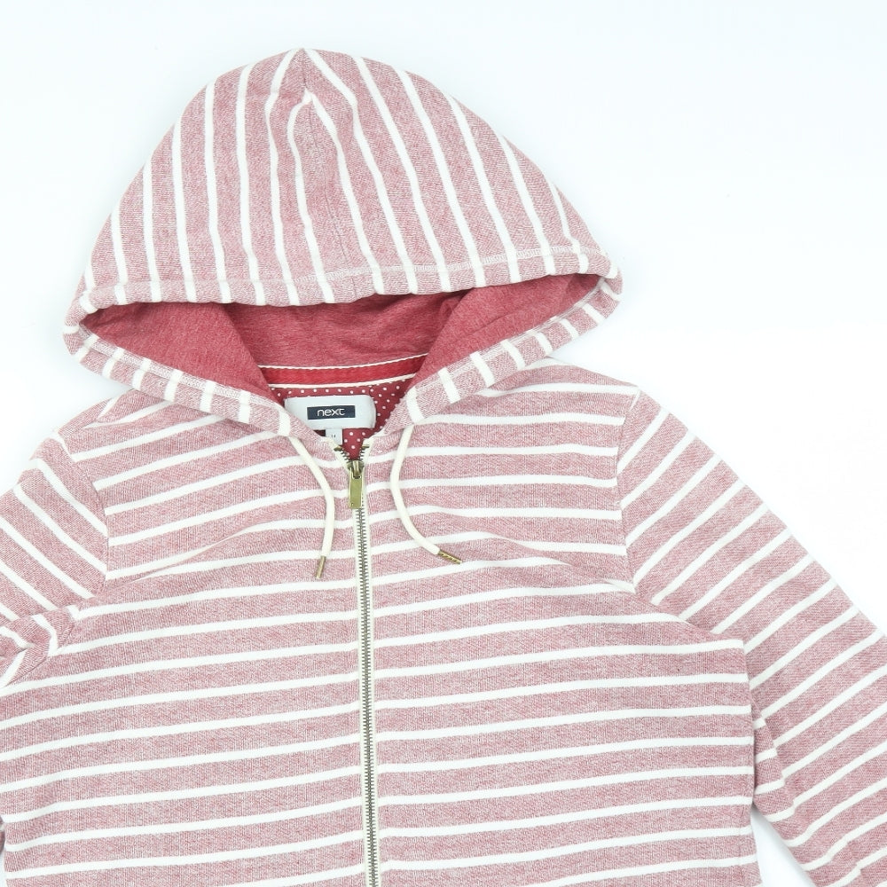 NEXT Womens Multicoloured Striped  Full Zip Hoodie Size 14