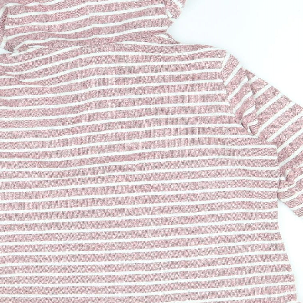 NEXT Womens Multicoloured Striped  Full Zip Hoodie Size 14