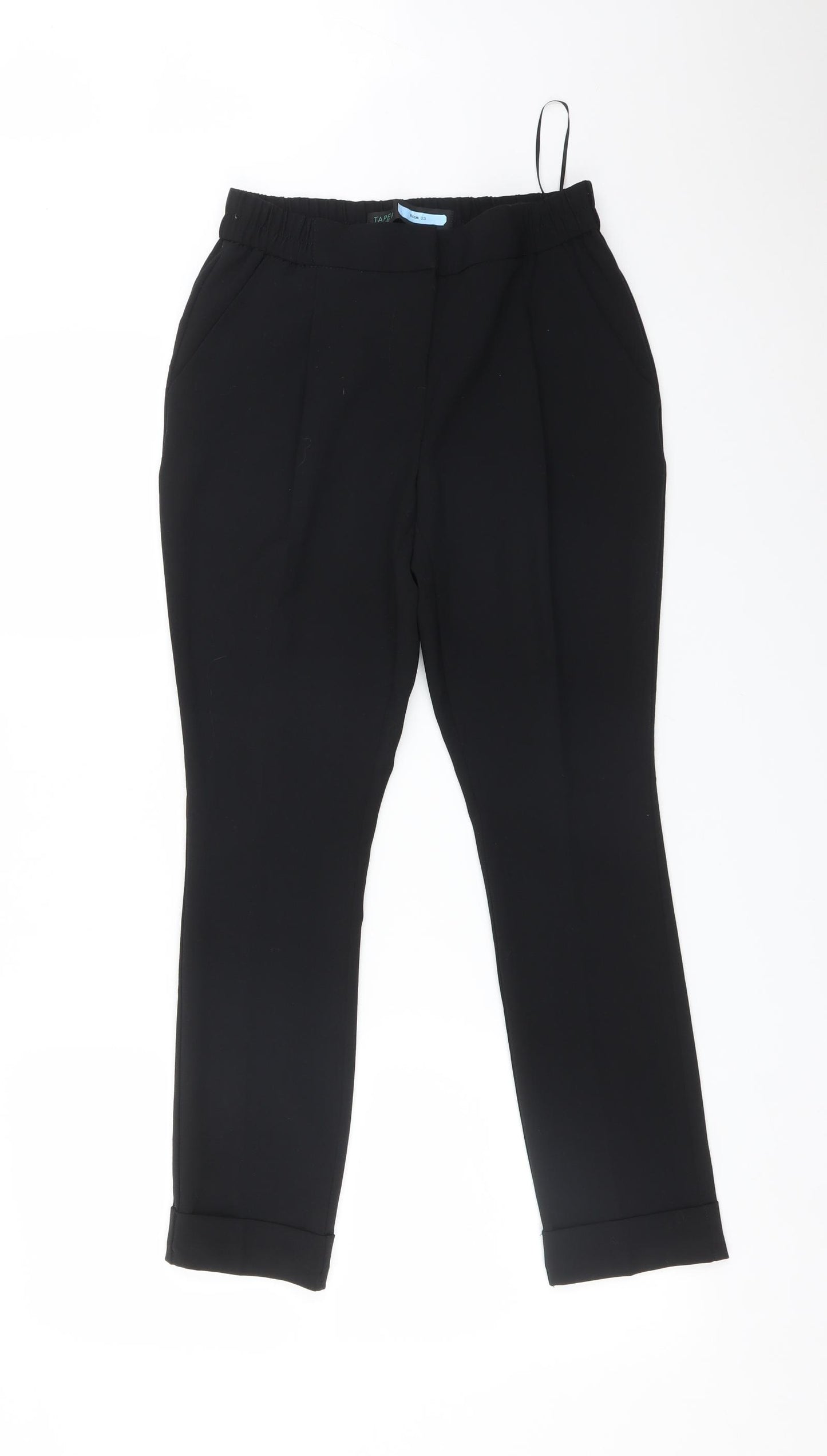 NEXT Womens Black   Trousers  Size 6 L25 in