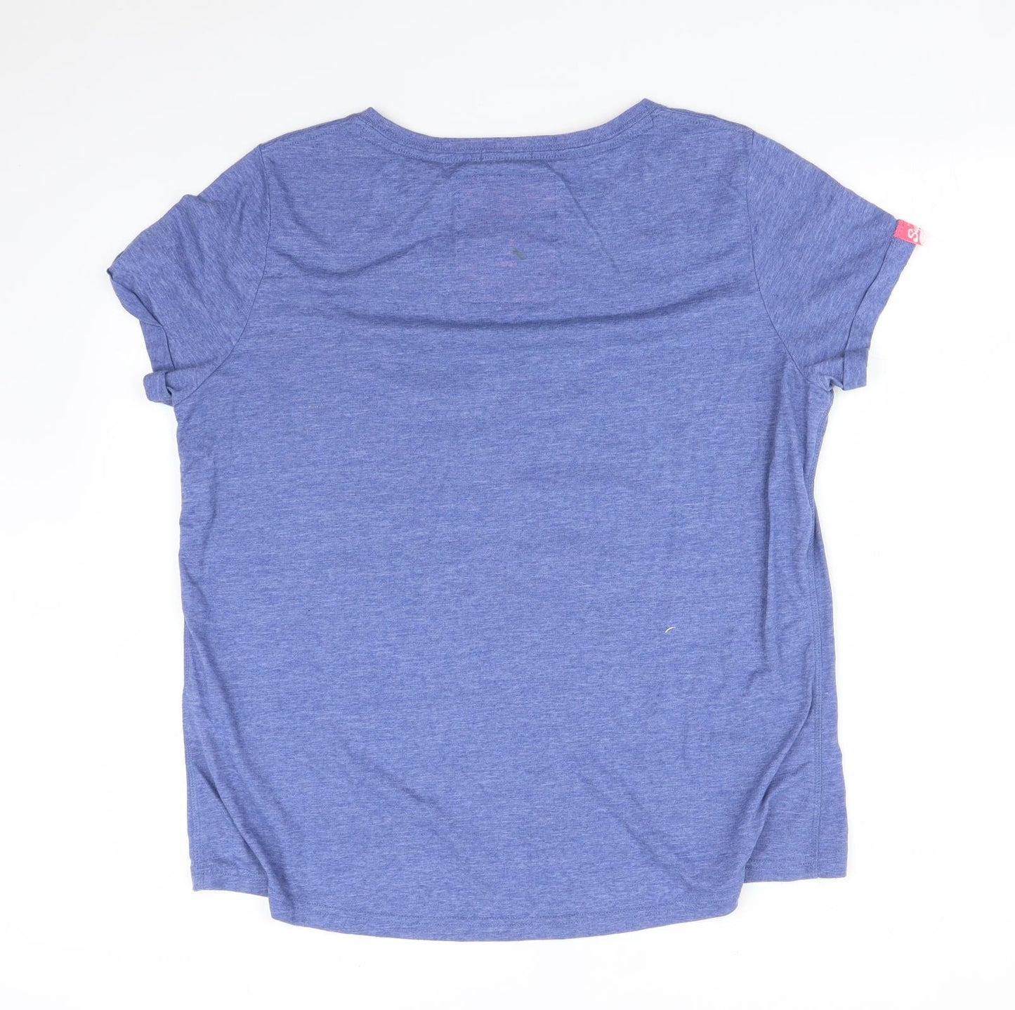SUPDERDRY Womens Purple   Basic T-Shirt Size M