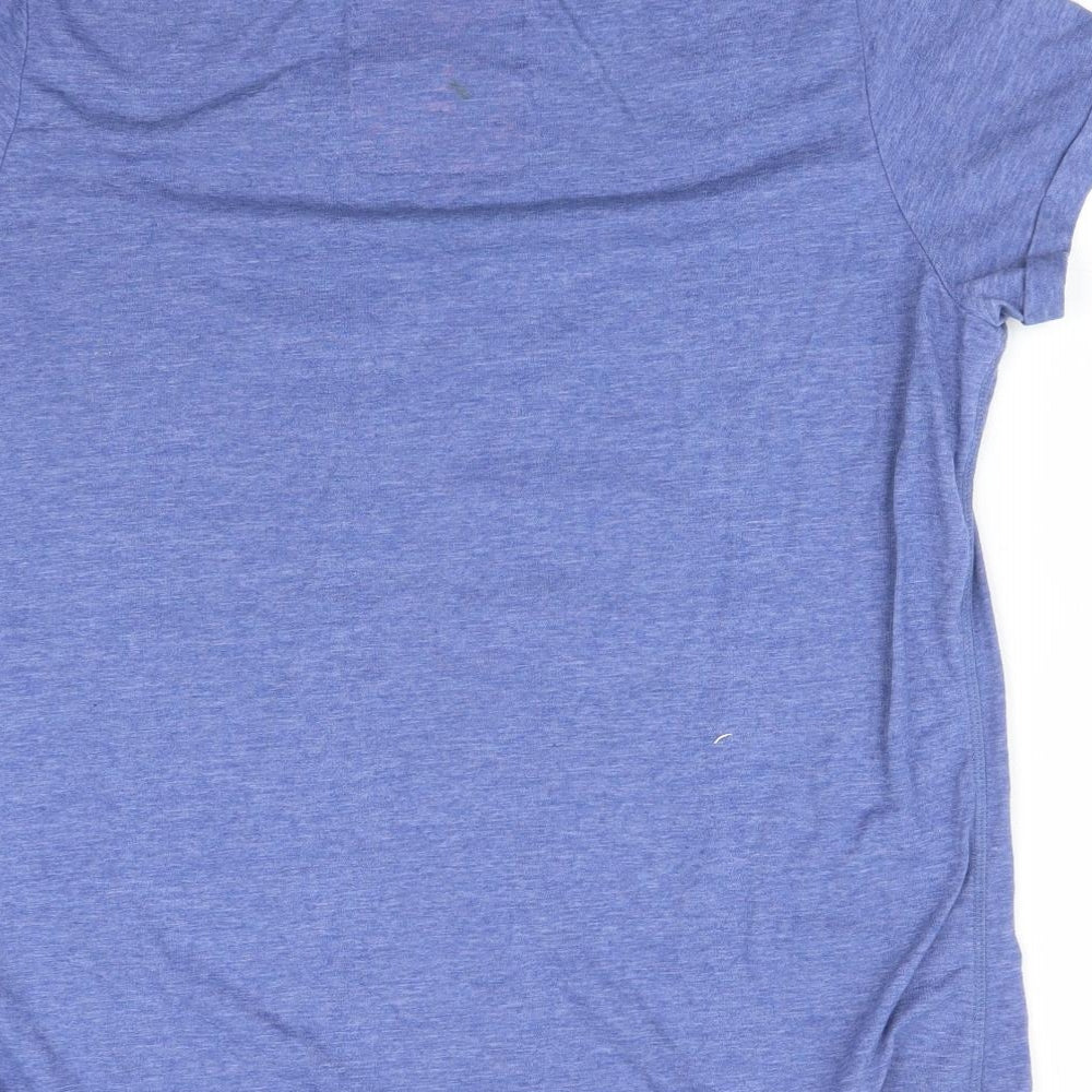 SUPDERDRY Womens Purple   Basic T-Shirt Size M