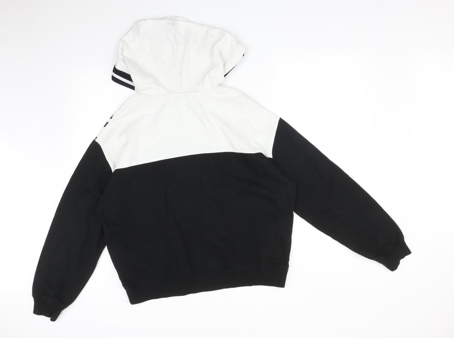 PINK Womens Multicoloured Colourblock  Pullover Hoodie Size M