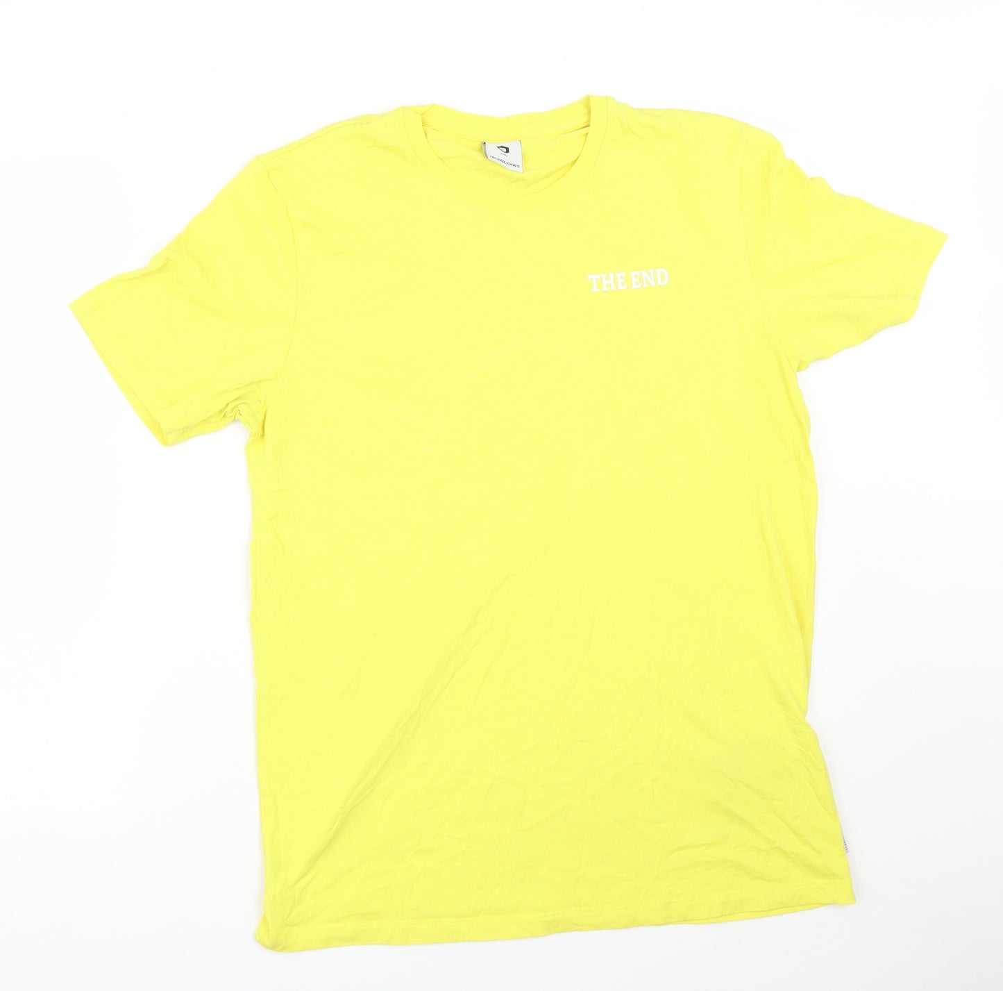 JACK&JONES Mens Yellow    T-Shirt