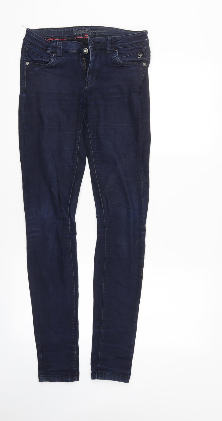 Lemmi Womens Blue  Denim Tapered Jeans Size 28 in L31 in