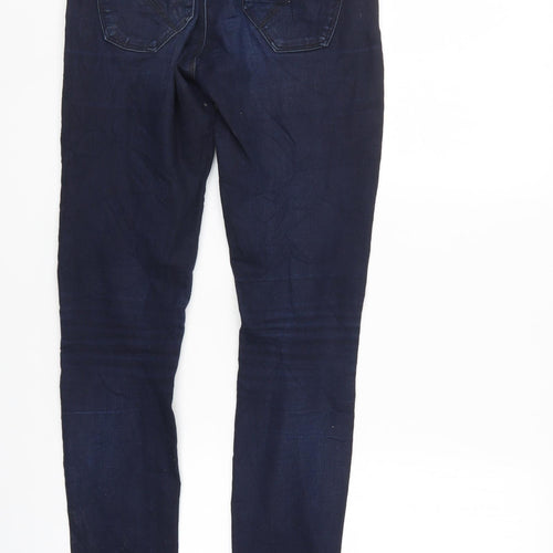 Lemmi Womens Blue  Denim Tapered Jeans Size 28 in L31 in