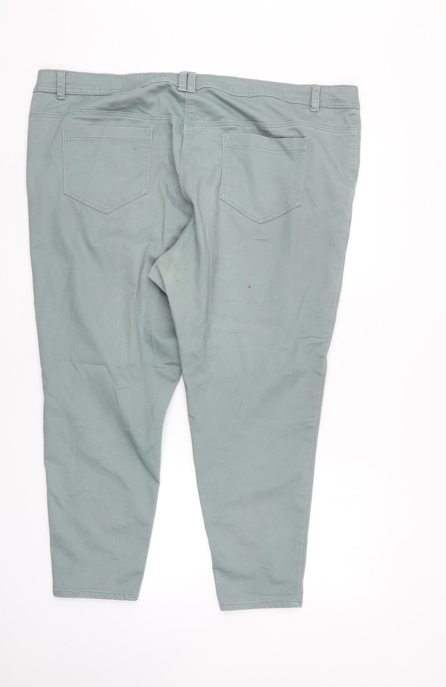 Nutmeg Womens Green   Straight Jeans Size 22 L26 in