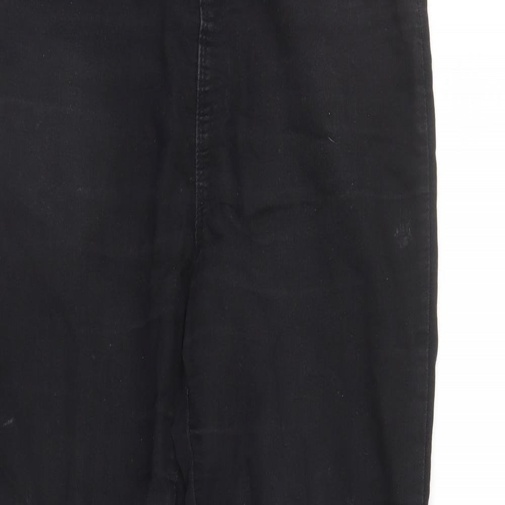 Papaya Womens Black   Straight Jeans Size 12 L28 in
