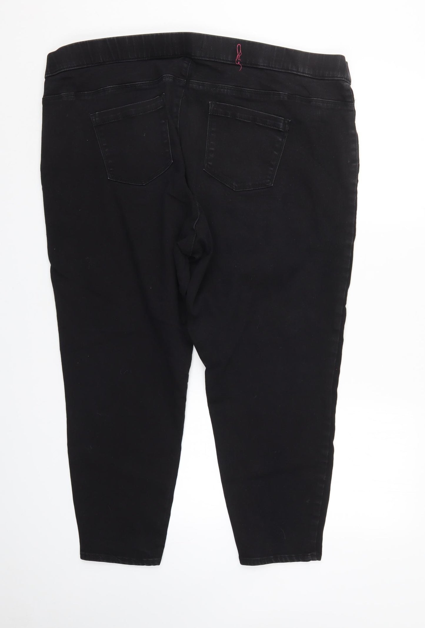 George Womens Black  Denim Jegging Jeans Size 24 L25 in