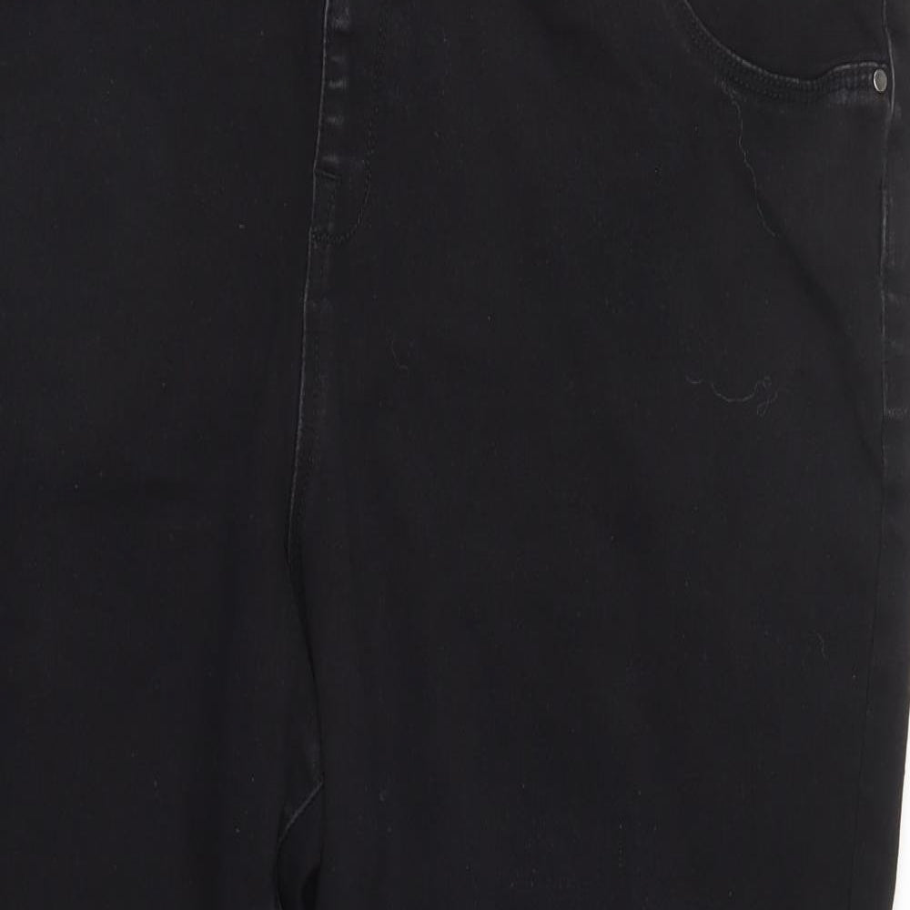 George Womens Black  Denim Jegging Jeans Size 24 L25 in