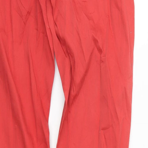 Clullin Womens Red   Straight Jeans Size S L30 in