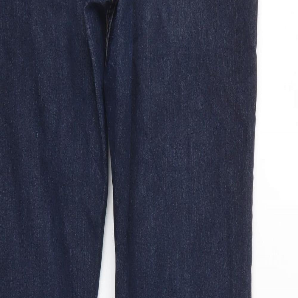 ESMARA Womens Blue  Denim Straight Jeans Size 10 L32 in