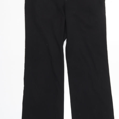 H&M Womens Black   Trousers  Size 10 L31 in