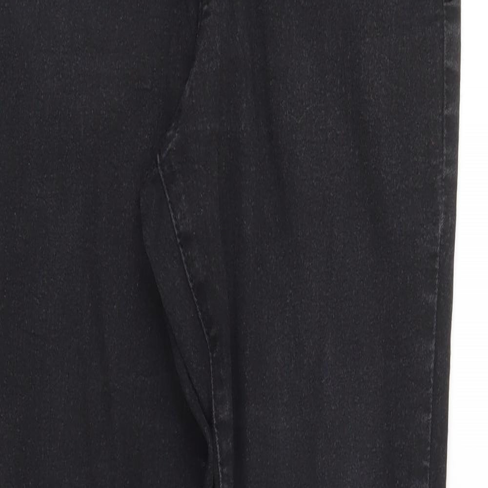 pep & Co Womens Black   Straight Jeans Size 10 L29 in