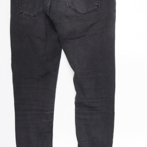 157 Womens Black  Denim Skinny Jeans Size S L31 in