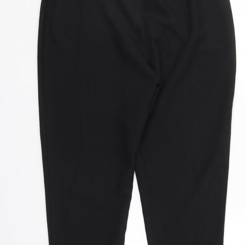 Boohoo Womens Black   Trousers  Size 12 L24 in