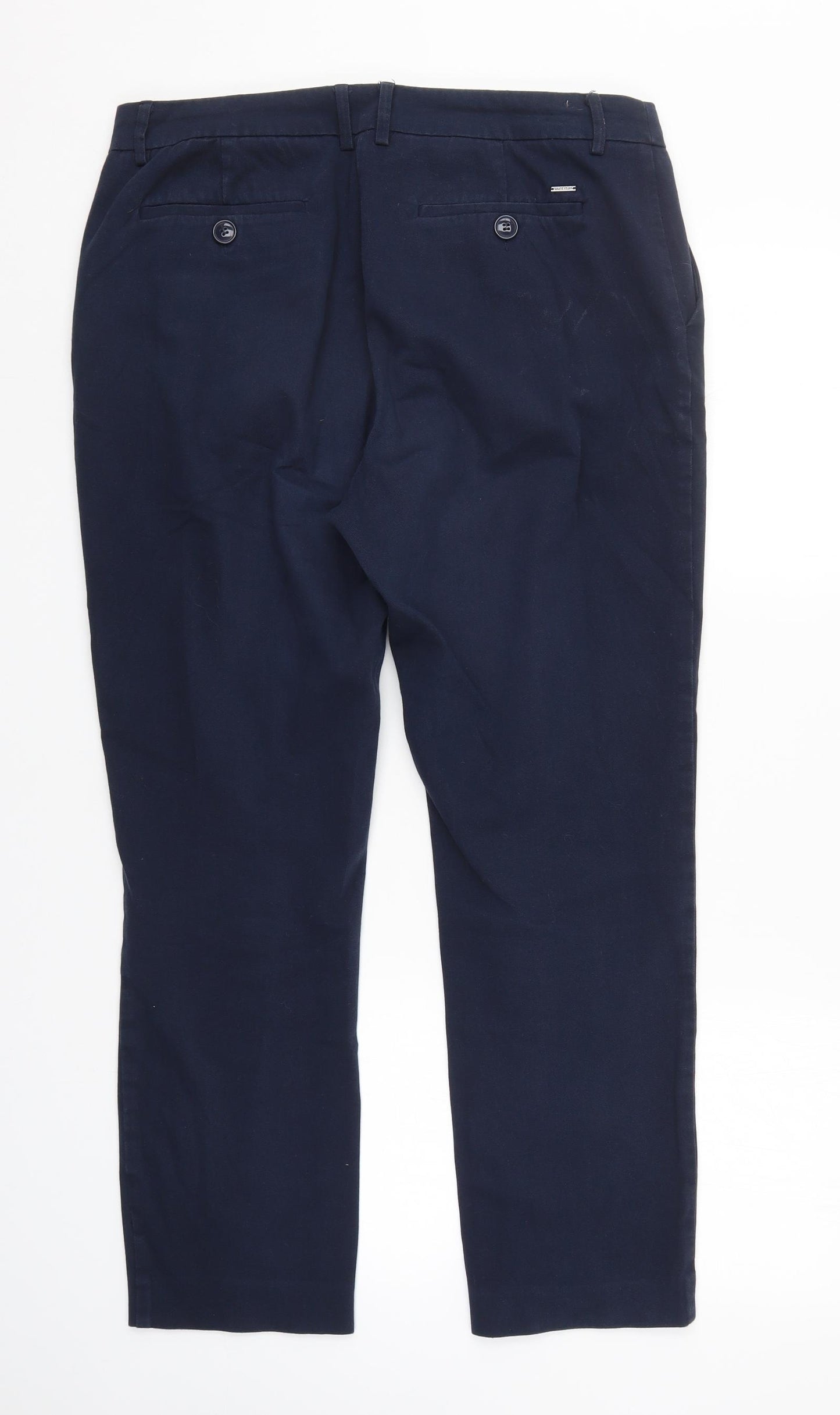White Stuff Womens Blue   Chino Trousers Size 14 L29 in