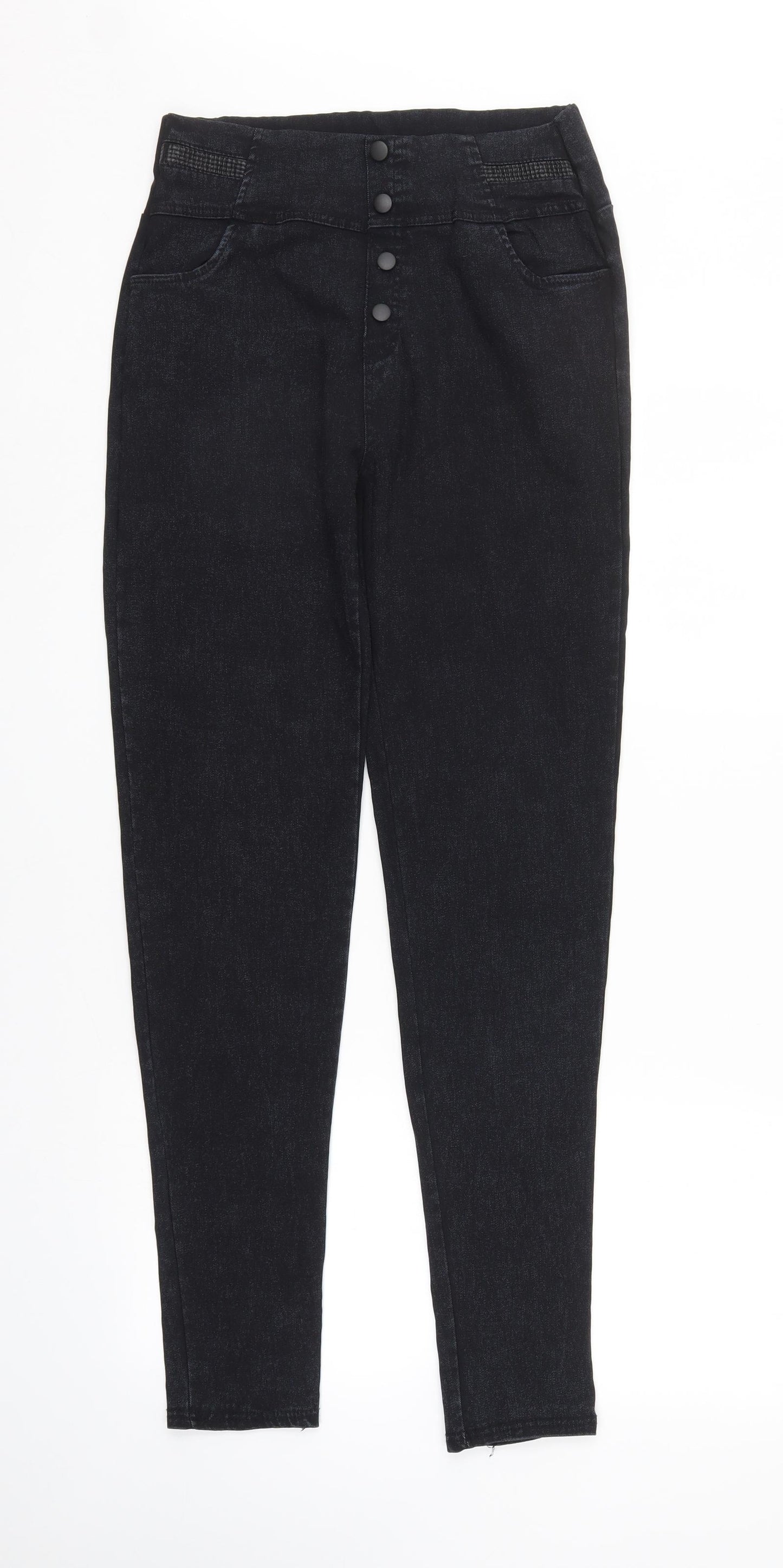 Preworn Womens Black   Straight Jeans Size 30 in L30 in