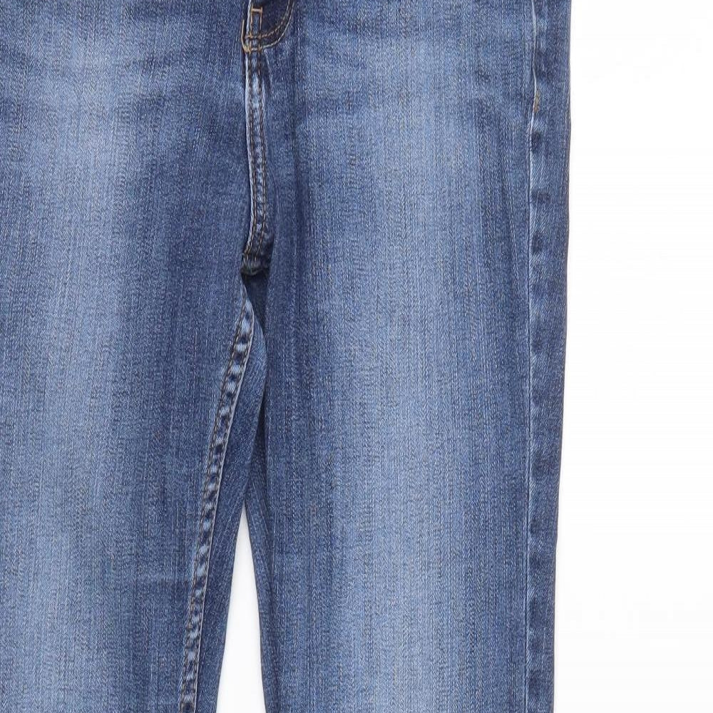 M&S Womens Blue  Denim Skinny Jeans Size 10 L32 in