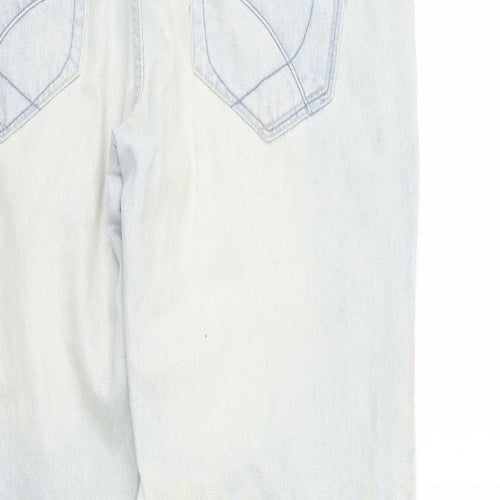 Yes Yes Womens Blue  Denim Straight Jeans Size 10 L26 in