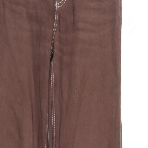 Weekday Mens Brown  Denim Straight Jeans Size 24 L32 in