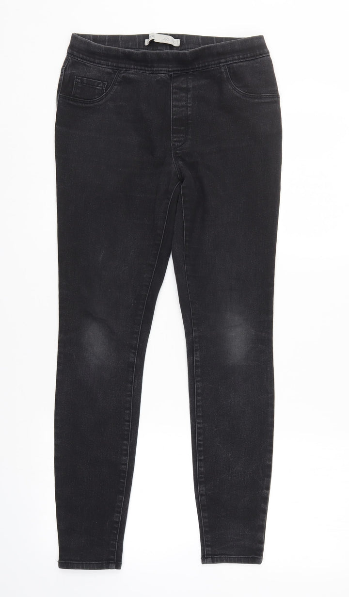 George Womens Black Denim Jegging Jeans Size 8 L28 in